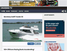 Tablet Screenshot of cruisingtv.com
